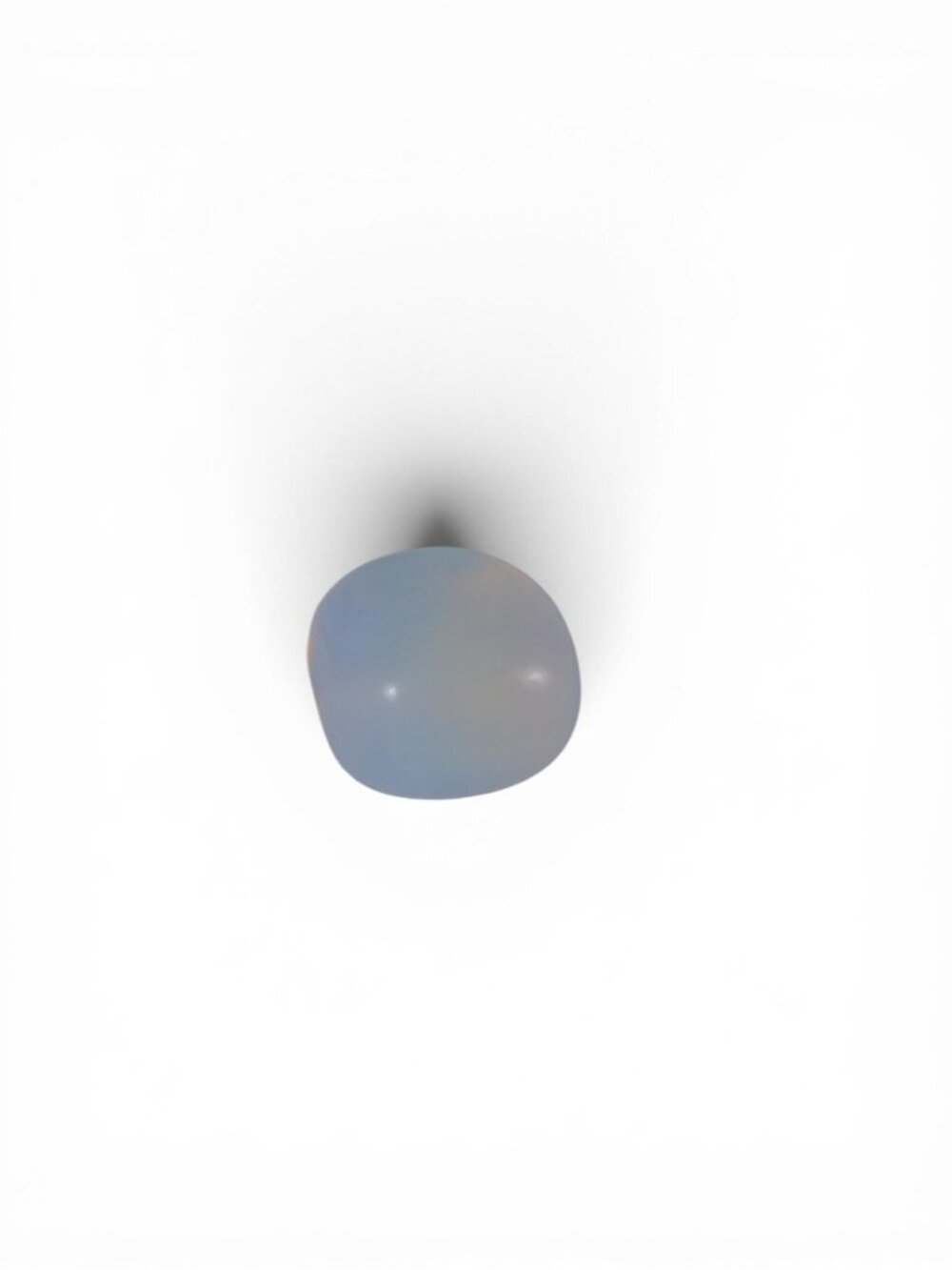Opalite Cabochon Milky Glass Crystal Tumbled Stone 0.3 oz Gemstone Healing - Picture 4 of 10